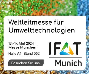 IFAT - Weltleitmesse für Wasser-, Abwasser-, Abfall- und Rohstoffwirtschaft